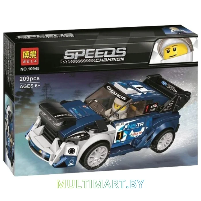 Конструктор Bela Speeds Champion 10945 Форд Фиеста M-Sport WRC (209 деталей)